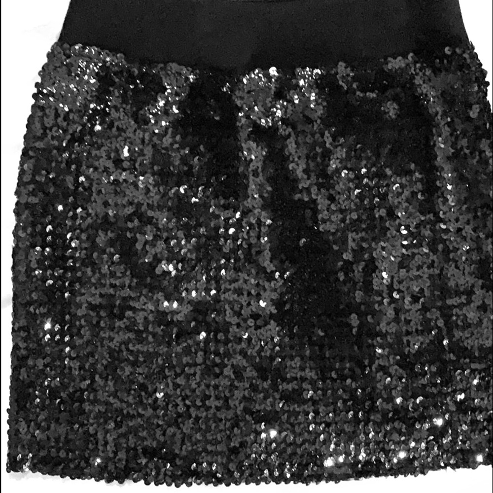 Lily White Sequined Skirt